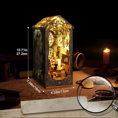 Puzzle 3D coin lecture en bois pour illuminer votre bibliothèque