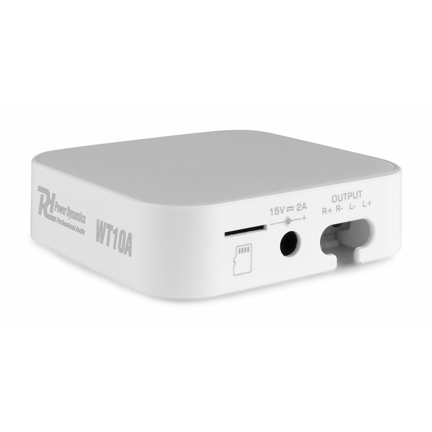 Power Dynamics WT10SET Kit completo modulo ricevitore WiFi amplificato + 2 altoparlanti da soffitto resistenti all'umidità.