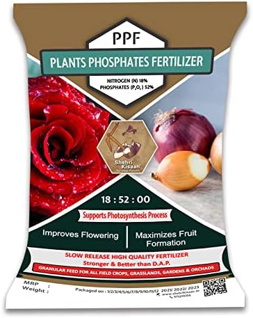 Shehri Kisaan® PPF Plants Phosphates Fertilizer- 950 Grams | Improves Flowering | Plant Nutrient & Plant Food | Granular Fertilizers for Home Plants and Gardening Purpose | Stronger & Faster Than DAP