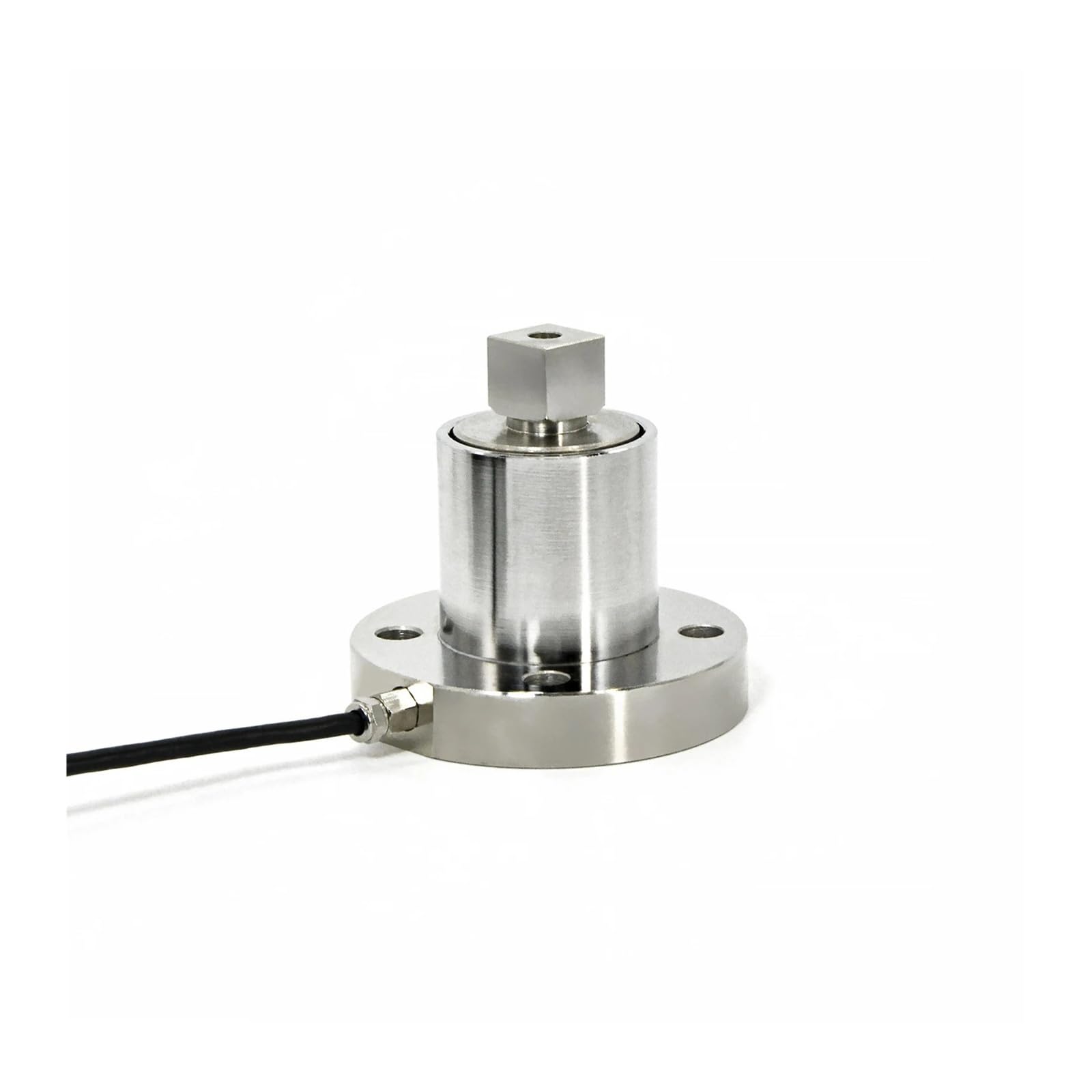 Hghadpltm Silver 0-1000Nm Square Head Load Cell Half Flange Static Torque Bidirectional Measurement Wrench Torque Sensor Multi-Applications(0-1000Nm)