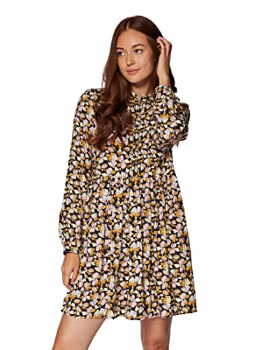 Mavi Klein Geträumt Hoch Drucken Kleid, Klein, Schwarz