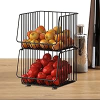 Amazon.co.jp: SHUUL ワイヤーバスケット | パントリー キャビネットの