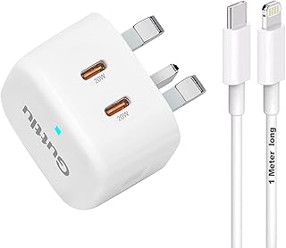 Guttlu Original 35W USB C Plug with MFI Certified USB C Charger Cable 1m PD Compatible with iPhone 14 Pro/iPhone 14 Pro Max/iPhone 13 Pro Max/iPhone 14 Plus/12 11 XR XS X 8 7 phone charger cable 3ft