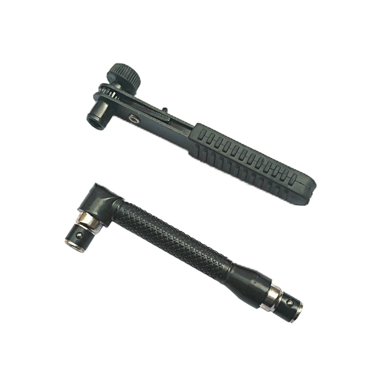 Skkwjege Black Ratchet Wrench+Socket Wrench Driver Tool Key Utility Tool Spanners For Homes