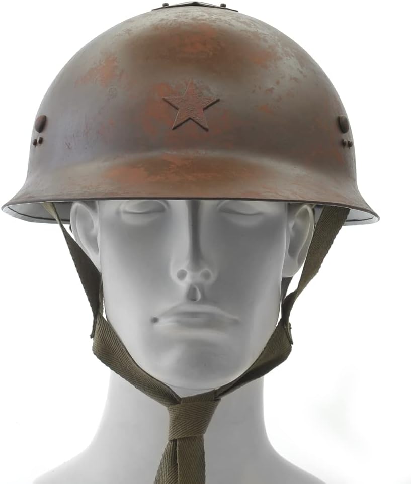 Japanese WW2 Cherry Blossom Sakura Army Helmet Hand Aged
