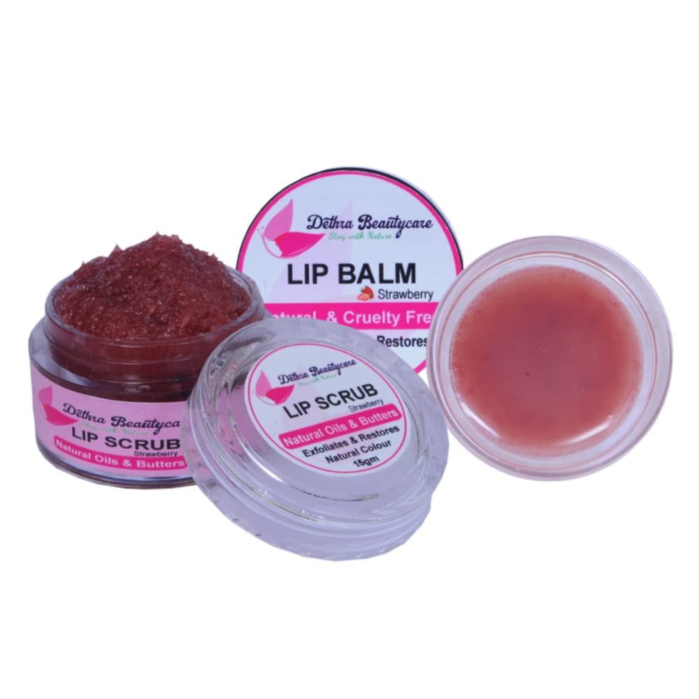 Buy Dethra Beautycare Strawberry Lip care Combo Strawberry Lip