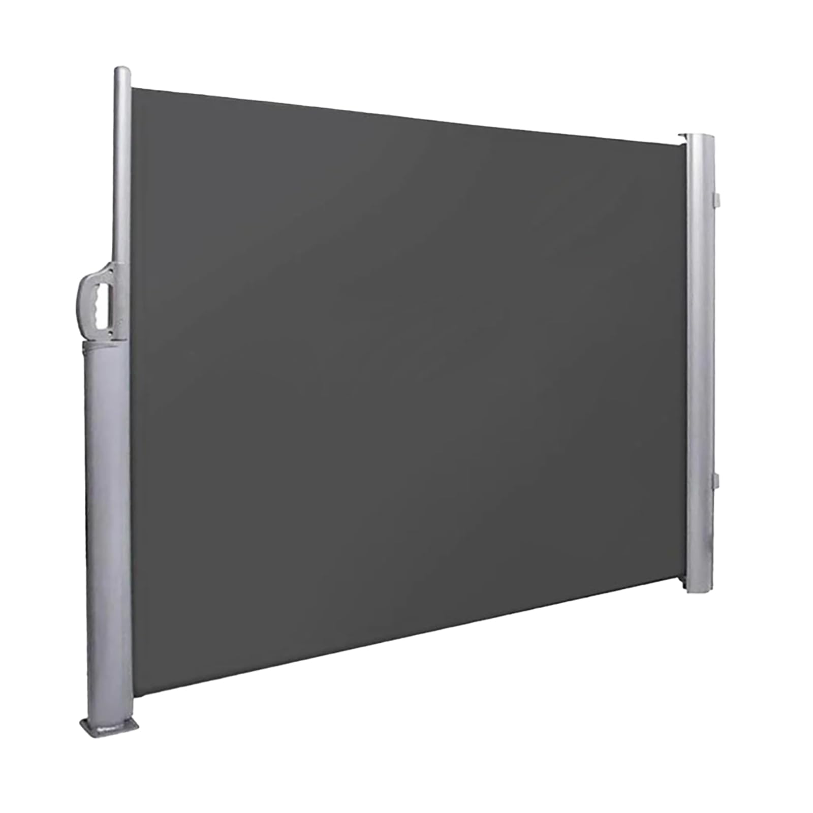 NOOR Store latéral Exklusiv 100x350 cm - Brise-Vue Extensible Anthracite | Protection opaque contre soleil et vent pour balcon, terrasse et jardin – fixations incluse, imprégné et hydrofuge