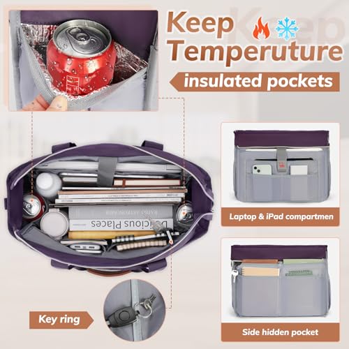 Bolso Tote RAINSMORE para Mujeres para Laptop 15.6 pulgadas miniatura 2