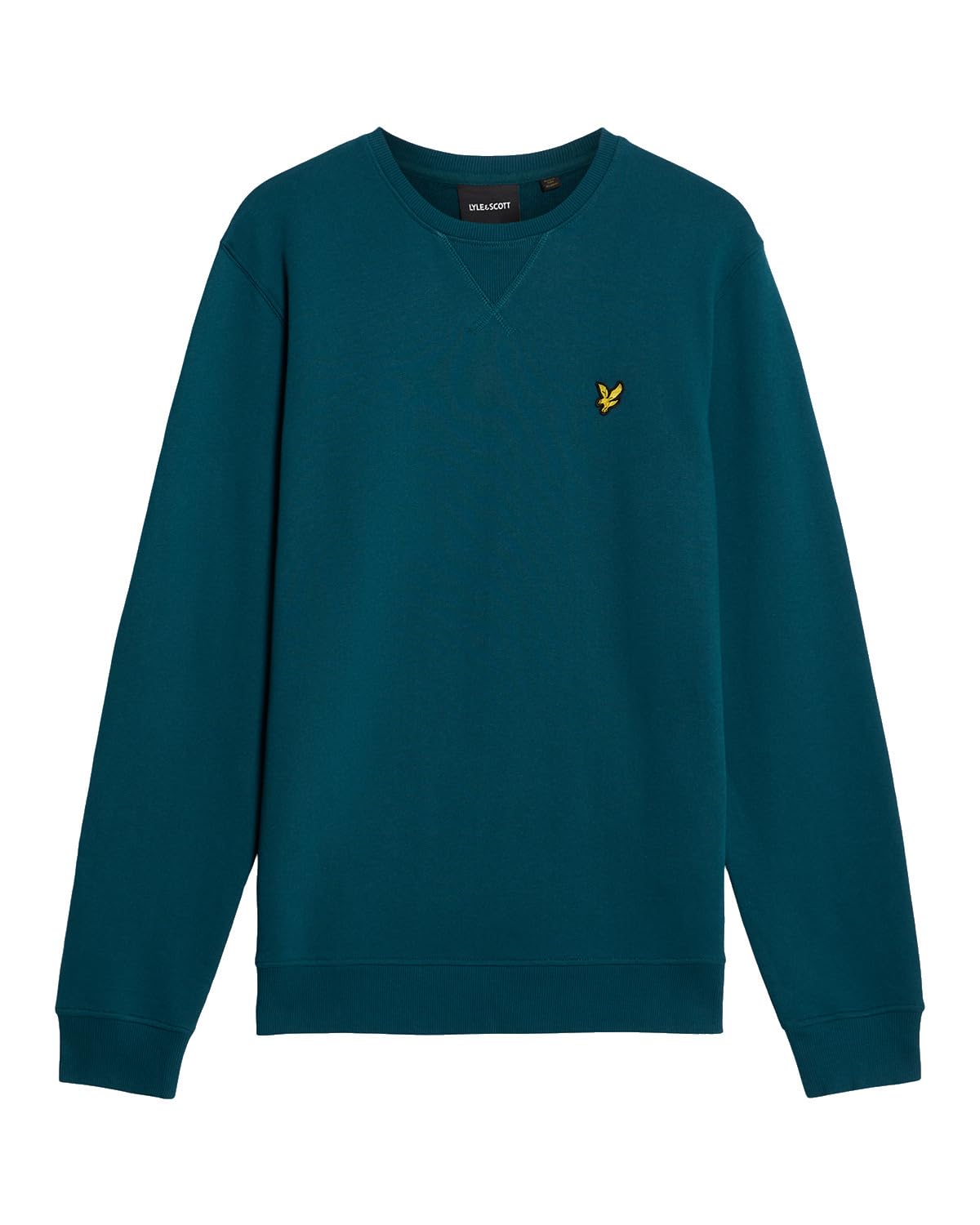 Lyle & Scott Men's Y066 Rich Teal Crewneck Sweater