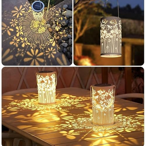Lanternes solaires extérieures étanches pour illuminer une cour sombre sans installation électrique - 4