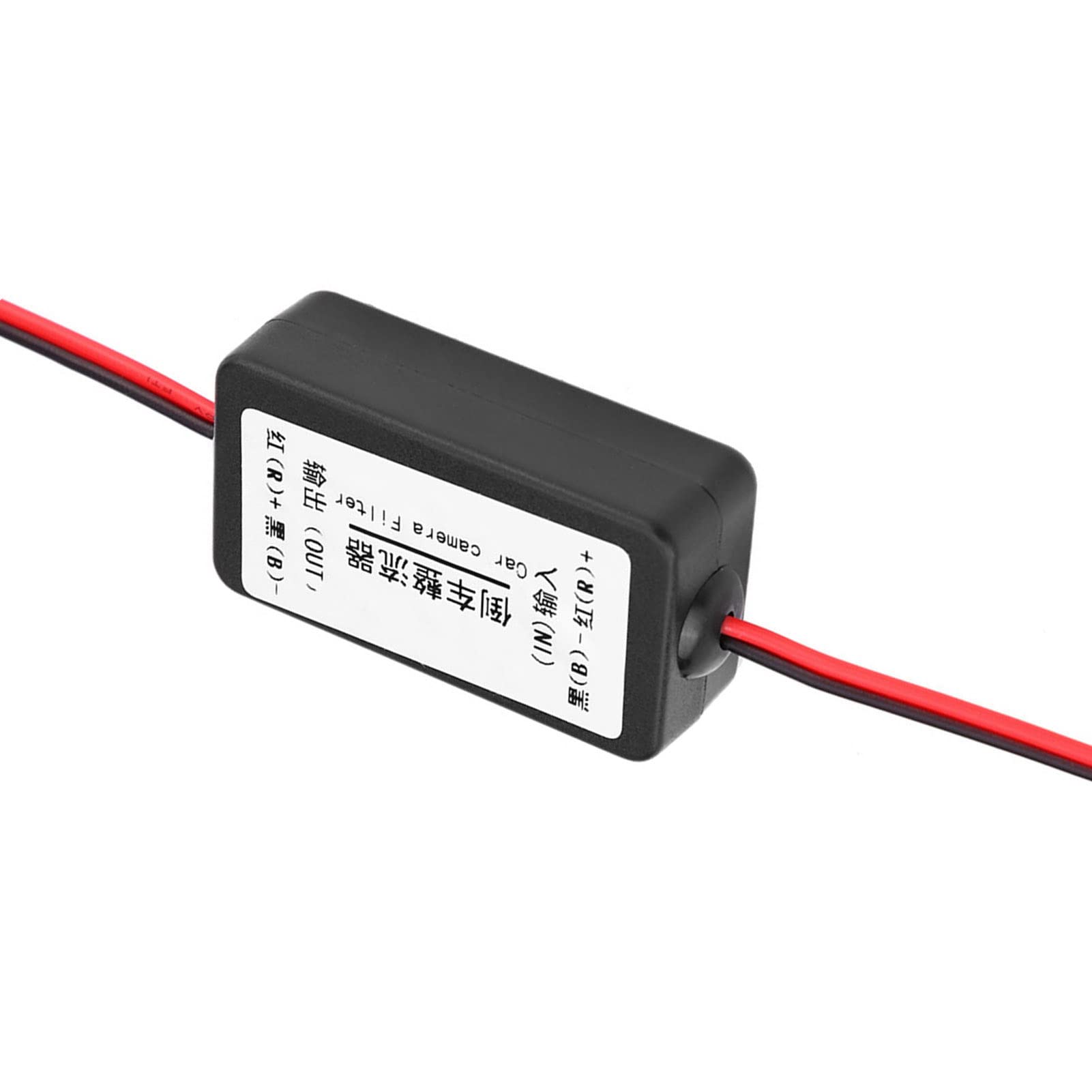12V DC Car Rearview Camera Power Relay Capacitor Filter Rectifier