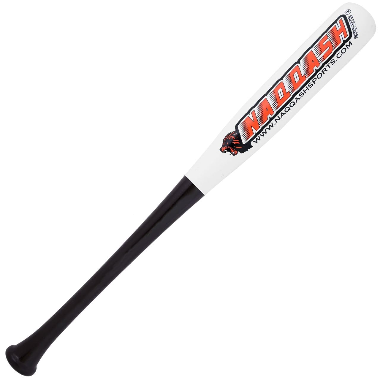One Handed Trainer Baseball & Softball bat with Pro Maple Wood for Trainer in Size 24 inches/20 oz Barrel 2.25 Inches by Naqqash Sports