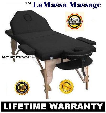 Master BestMASSAGE TABLE Portable Bed Salon Tattoo (Includes FREE Carry Case, Massage DVD, And Soothing Sounds CD - oPro4K