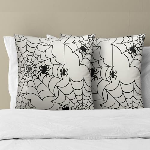 Halloweenthrowpillowcovers20x20setof2spiderwebautumnseasonholidaydecorativepillowcasesfarmhousecushioncoverforsofabedroomcouchhomedecor Urban Country Home Decor Halloween throw pillow covers 20×20 set of 2 spider web autumn season holiday decorative pillow cases farmhouse cushion cover for sofa bedroom couch home decor urban country home decor