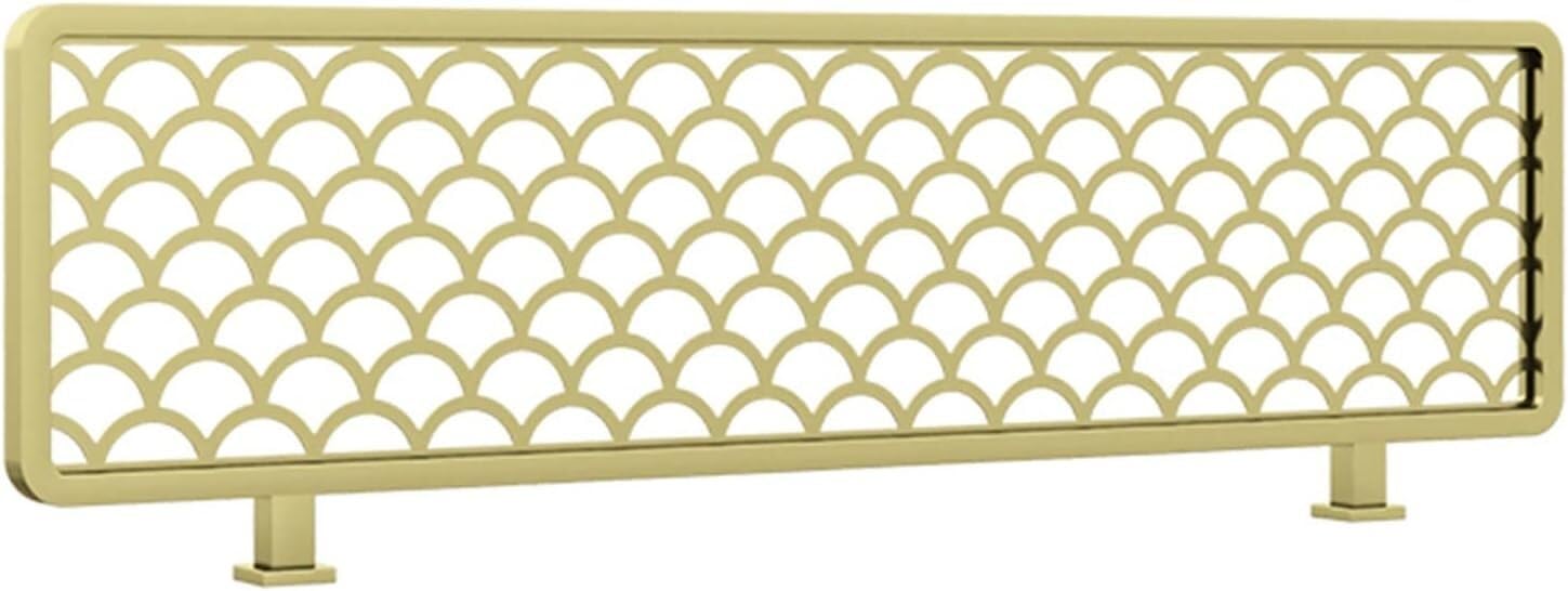 KLGFBDC Desktop partition Dividers For Dining Areas Dining Space Metal Frame Iron Art Decorative Partitions Fence Countertop Divider(Gold-b,70cm)