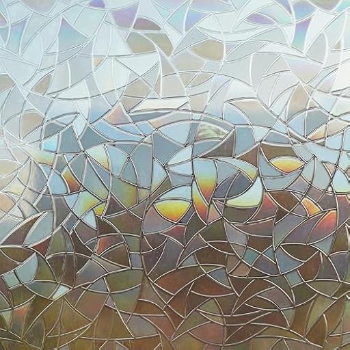 MARAPON® Lámina para Ventana, Efecto arcoíris Oscuro, 0,30 x 2 m, Incluye Libro electrónico con Consejos Profesionales, adherencia estática, autoadhesiva, Opaca, lámina Decorativa 3D para Cristal | Ya disponible en tu tienda friki favorita! En mundofriki.es!