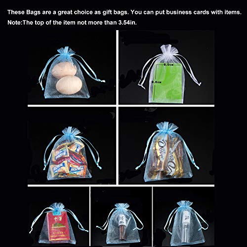 100 Set Organza Bags, 4X6 Inches (10X15Cm) Sheer Drawstring Gift Bags, Hot Pink Organza Jewelry Pouches, Wedding Party Favor Pouches, Jewelry, Cosmic Business, Christmas Party Favor Bags (Hot Pink) #TOP4