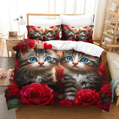 Housse de Couette Hamster Parure de Lit Douce pour des Nuits Tendres