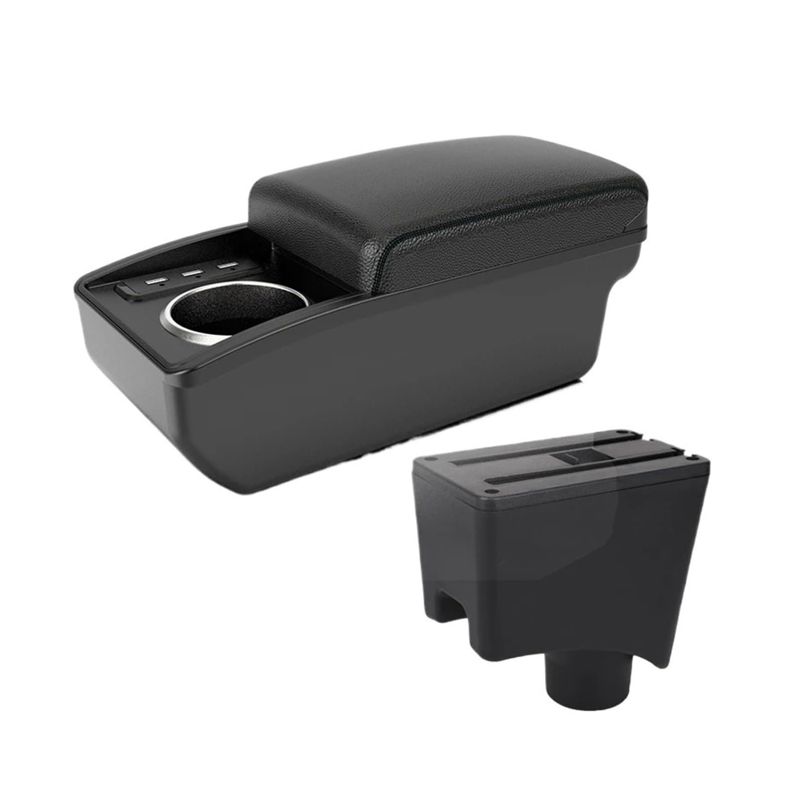 UDHQAJC For Sandero Car Armrest Box Storage Box Car Accessories Car Centre Console Armrest Box