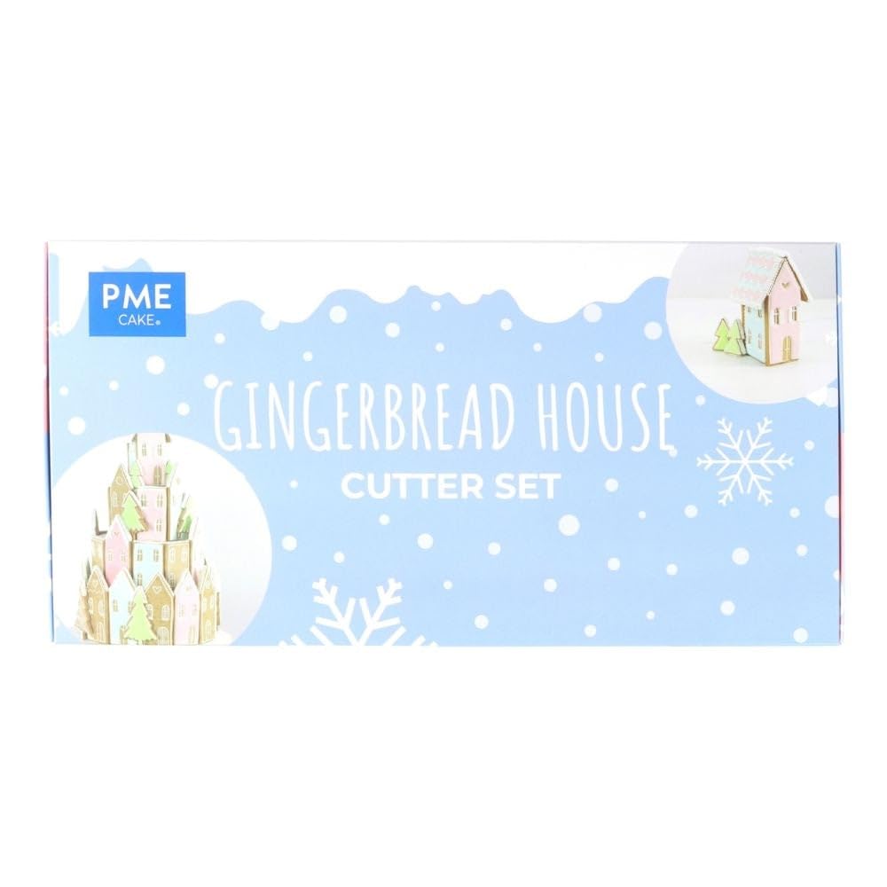 PME Gingerbread House Cutter Set, Silver
