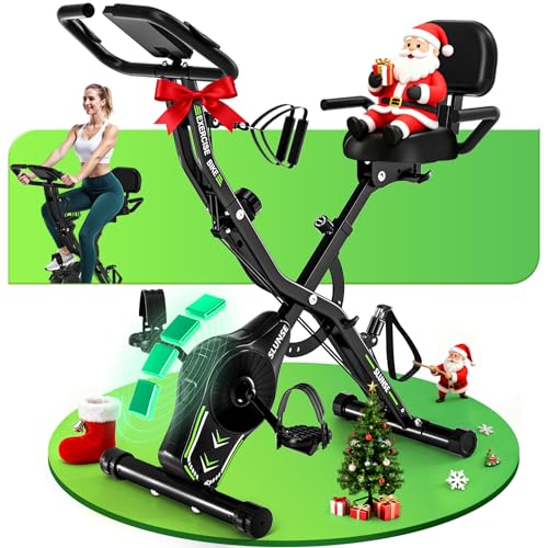 Neu Heimtrainer Fahrrad, SLUNSE 5-in-1 Ergometer Heimtrainer...