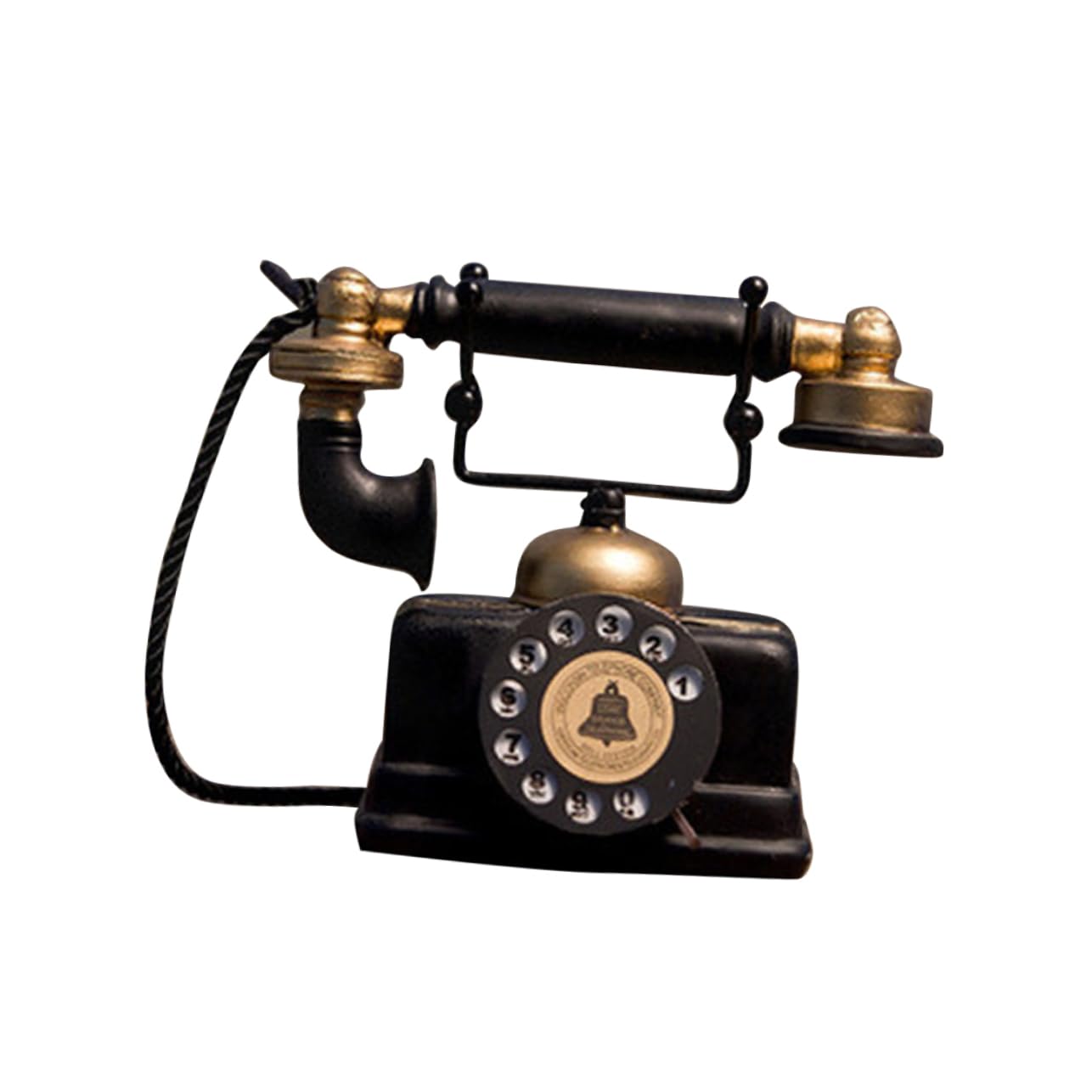 GARVALON Retro Vintage Rotary Phone Desktop Ornament Unique Home Decor for Living Room Office Random Color