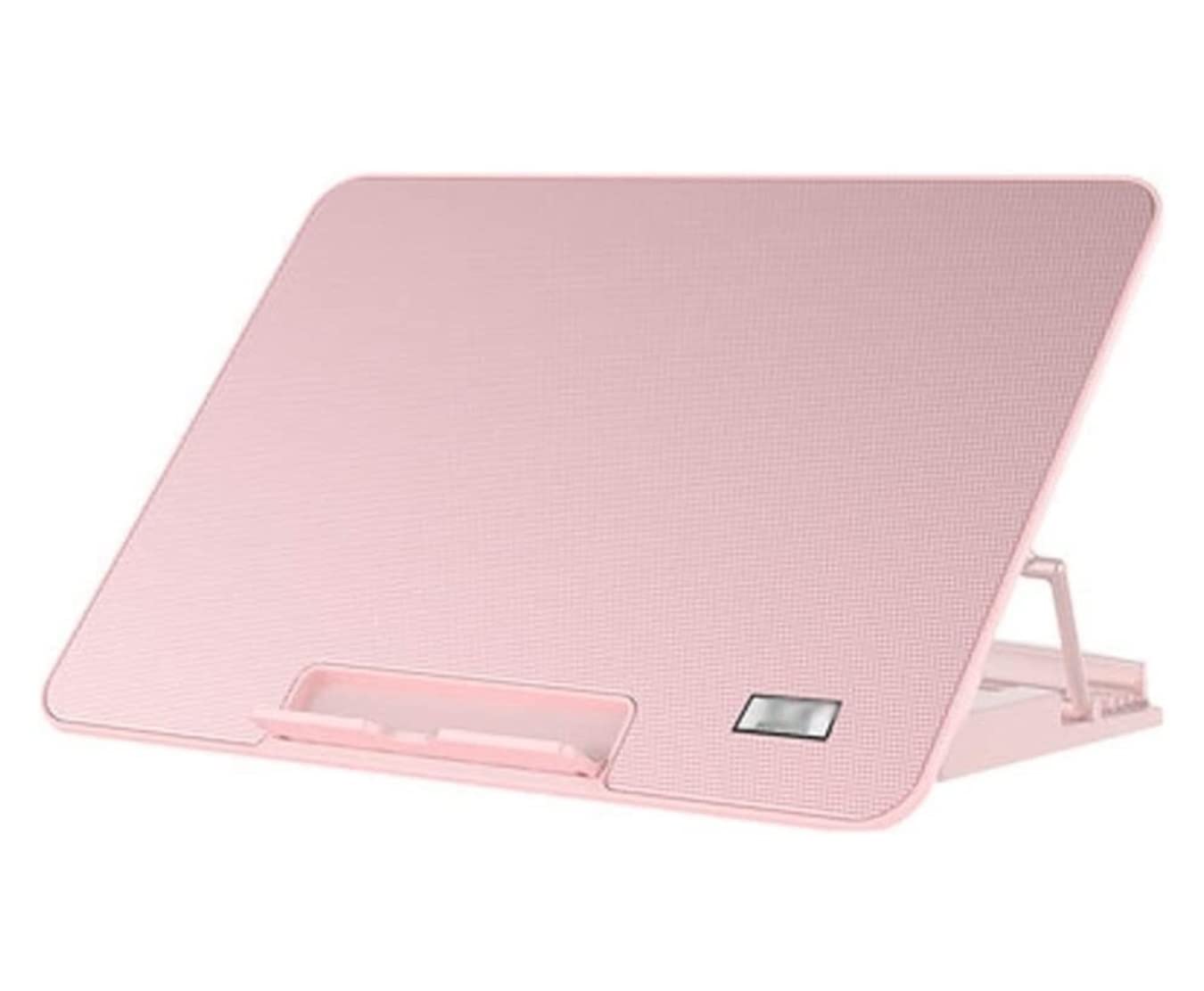 Refroidisseur Pc Portable Support De Coussin Refroidissement Silencieux pour Refroidisseur D'ordinateur Portable 12 "-17" avec 2 Ventilateurs pour Ordinateur Ventilateur Rapide(Rosa)