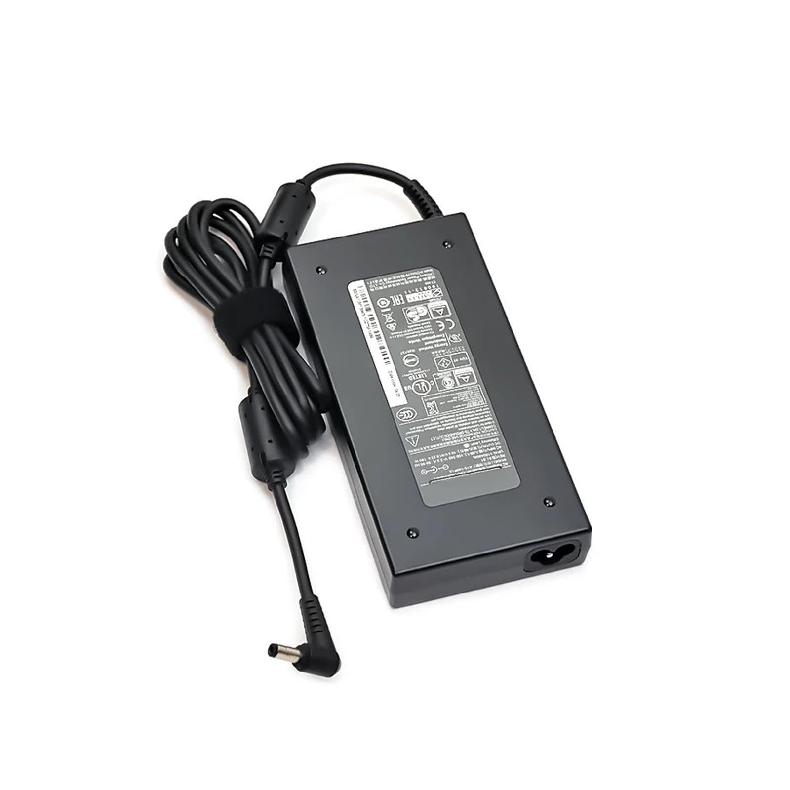 Caricabatterie Adattatore Giro A15-180P1A Da 180 W 19,5 V 9,23 A for CHICONY A17-180P4A ADP-180MB K, Compatibile Con Caricabatterie Portatile MSI, GS70 GE62 GS63 WS60(No power cord)