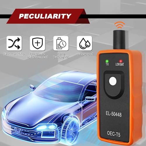 GM Automotive Tire Pressure Monitor - Tire Sensor Reset Tool Car Accessories EL-50448 Compatible with Most GM Series Vehicles - Thumbnail 5