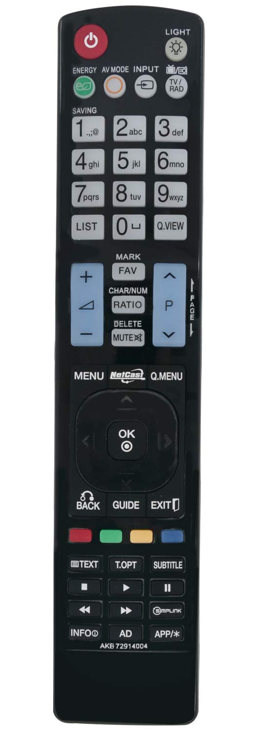 Allimity Telecomando Sostitutivo Per LG AKB72914020: Compatibile Con 47LX9500 E Altri Modelli