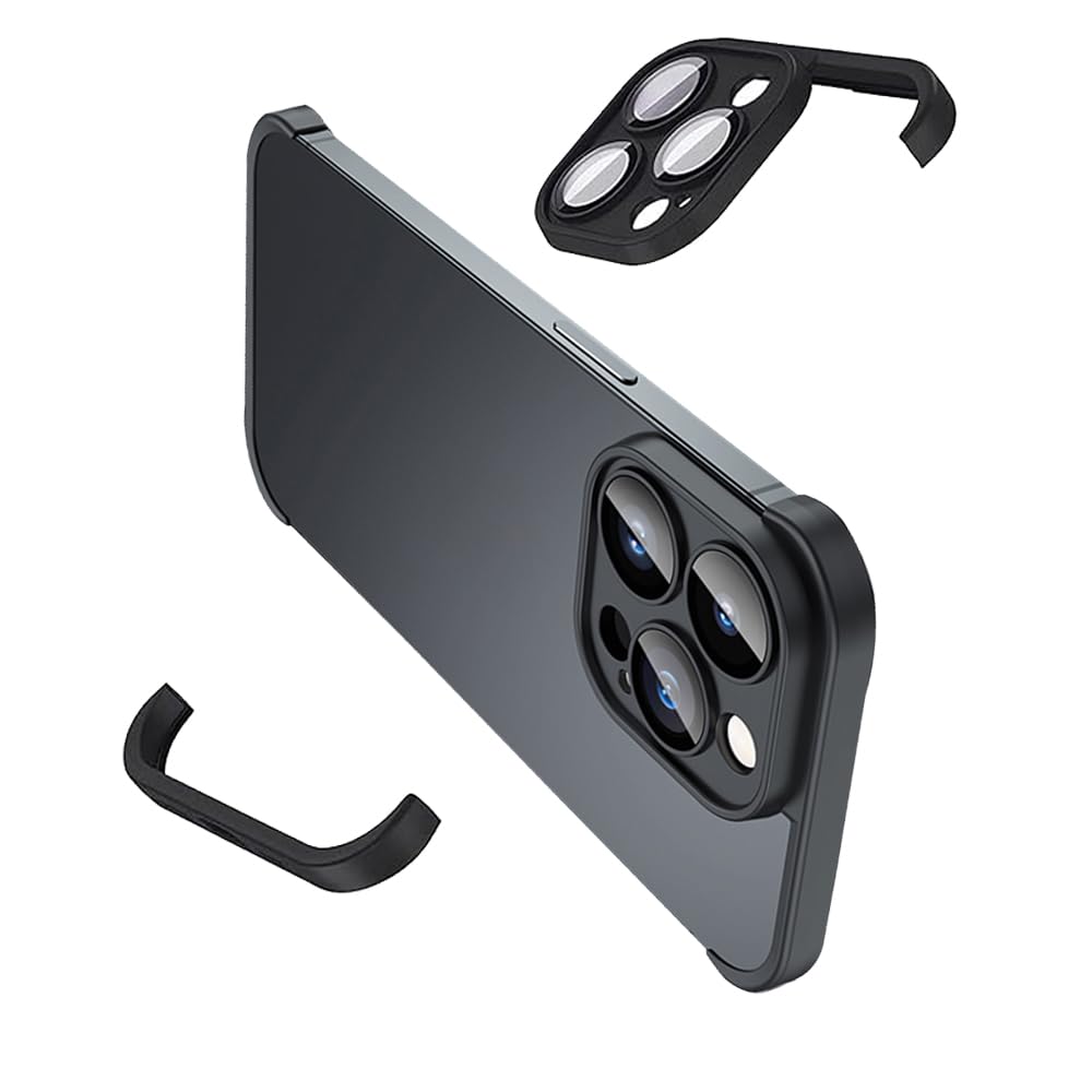 Custodia protettiva per obiettivo fotocamera paraurti senza cornice per iPhone 16 15 Pro Max 14 Plus 13 Mini 12 11 15Pro 14Pro accessori per copertura del telefono  202192403