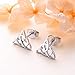 S925 Sterling Silver Jewelry Good Luck Irish Celtic Knot Triangle Vintage Stud Earrings for Women