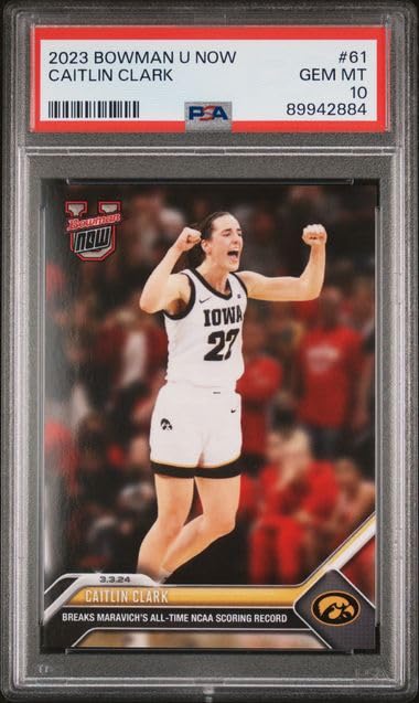 2023 Bowman U Caitlin Clark Rookie Card #61 PSA 10 Graded