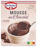 Dr. Oetker Mousse au Chocolat Feinherb, 12er Pack Dessert-Pulver für luftig-lockere Schokoladen-Mousse für extra leckeren Genuss, 12 x 86 g feinherbes Schoko-Mousse