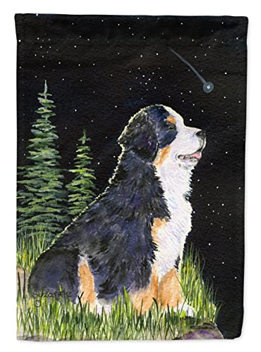 Drapeau Bouvier Bernois grand format pour décoration de jardin et façade de maison Starry Night