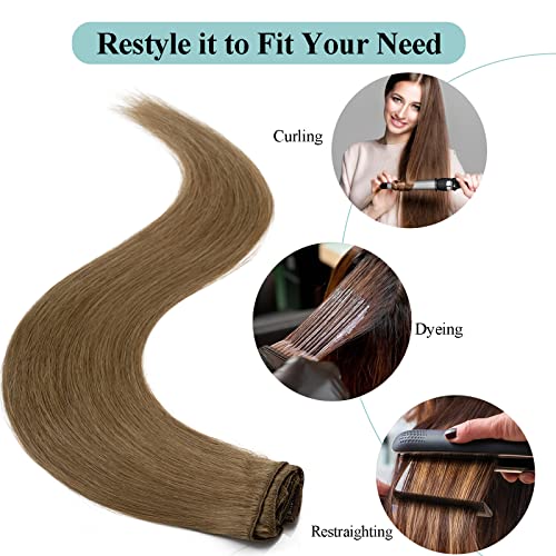 Rich Choices Extension Clip Capelli Veri 8 Pezzi