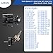 Aoerzn Premium Ignition Key Switch 3 Position 6 Pins, Fits for 2001-2018 Polaris Ranger, Sportsman, Scrambler, RZR, Crew, HD, EV, 4, X2, XP, 170 300 325 400 425 450, Replaces 4012165 4010390 4011002
