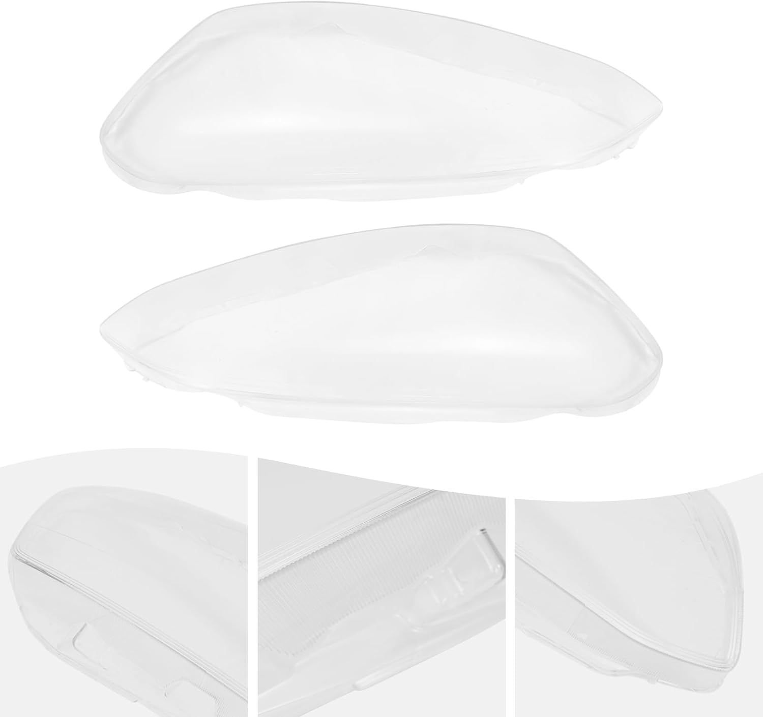 Pair Headlight Lens Cover Compatible with Volvo XC60 2014 2015 2016 2017 Front Left and Right Side Headlamp Lens Cover Clear Headlight Cover Headlamp Cover