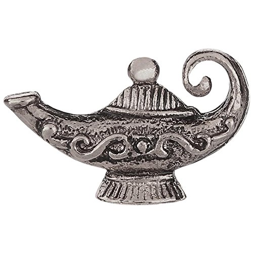 tripin Lapel Pin For Men Suit Silver Classic Aladin Lamp Design Brooch For Men Women For Office Corporate Party French Cuff Shirts Shirt Suit Blazer In A Gift Box Tscpsil1622-picture-5
