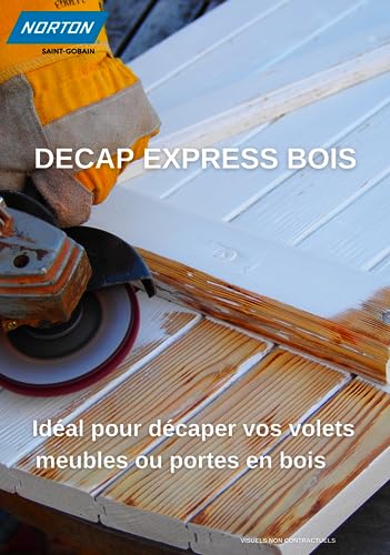 Disque Norton Decap Express Bois et Peinture, diamètre 125