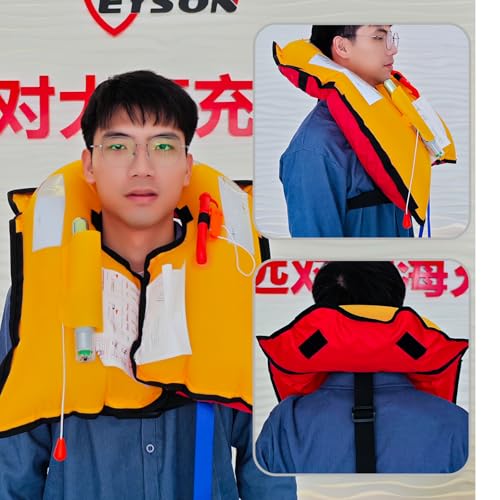 Image of Automatic Inflatable Life Jacket|Life Vest for Adults|PFD Low Profile|Supports up to 330 lbs