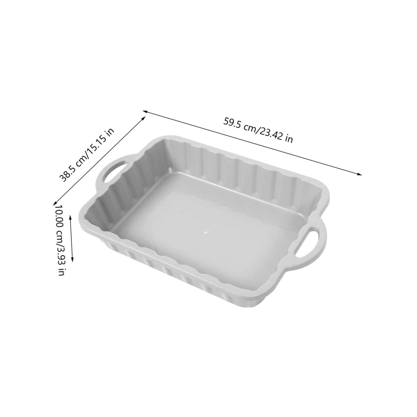 Alipis Bac de Vidange Grosse Capacité en Plastique pour Huile Moteur Accessoire Polyvalent pour Réparation et Entretien Automobile en Atelier