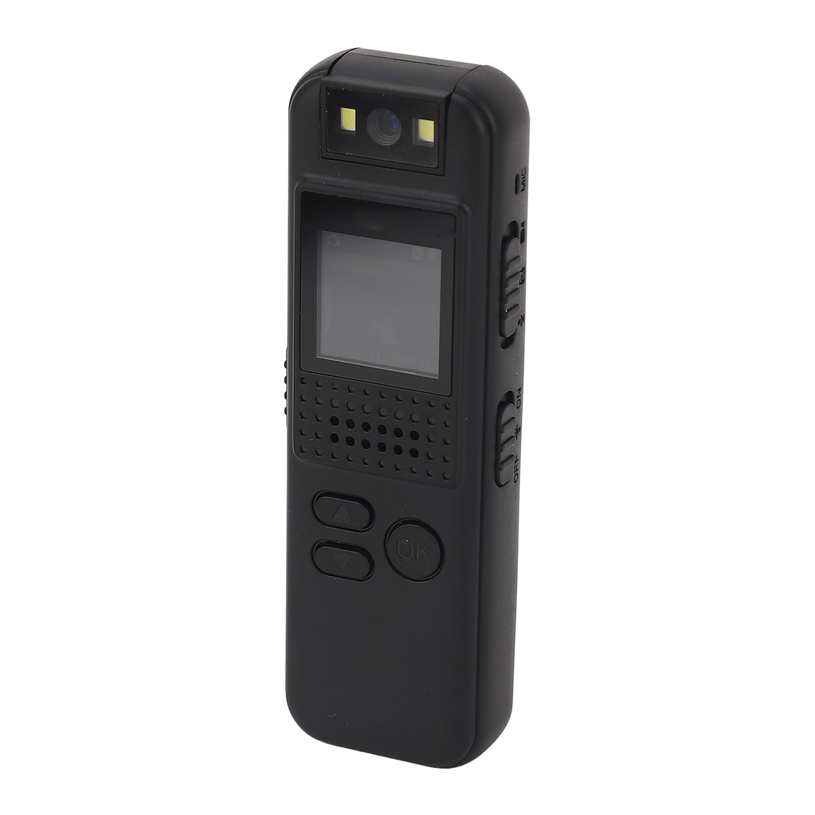 Body Camera, 1080P HD Waterproof Shock Proof Clip On Pocket Body Worn Cam with 180 Degree Rotatable Lens for Outdoor Sports, (Memory Card Noe Included)-image-42
