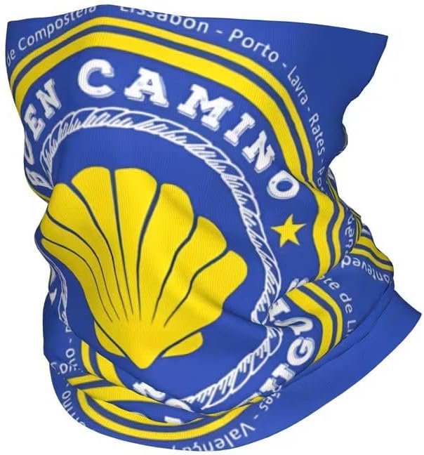 Camino Portugués Buen Camino Tube Scarf | Camino Portugués design, multifunctional scarf, breathable, seamless, approx. 50 x 25 cm
