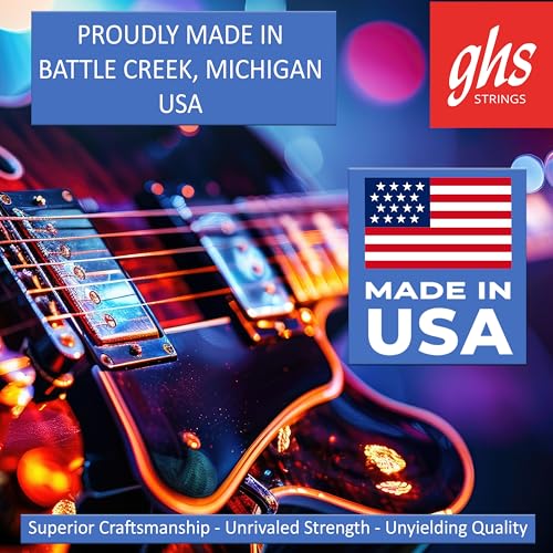Image of GHS Strings, GBM Boomers, Nickel Plated Steel Electric Guitar Strings, Legendary Strength, Consistent Intonation, Long Lasting Brightness, Tone & Sustain. For 6-String Guitar 11-50 Med. Gauge, 10 Pack