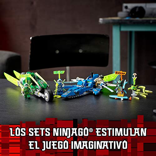 LEGO 71709 Ninjago Vehículos Supremos de Jay y Lloyd