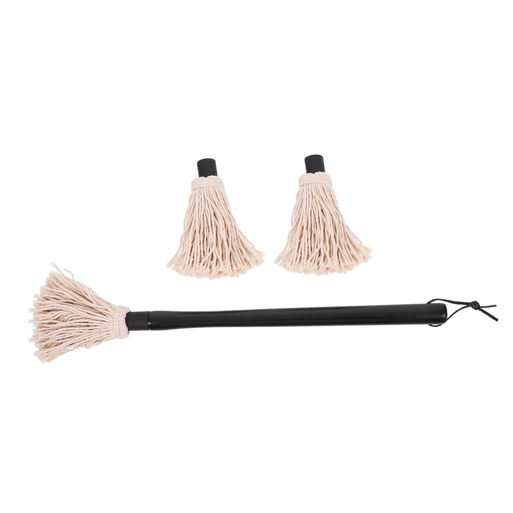 VINTORKY 2-pack Bbq Mop Brush for Sauce Grill Accessories Barbecue Utensils Cotton Basting Mop Oil Brush