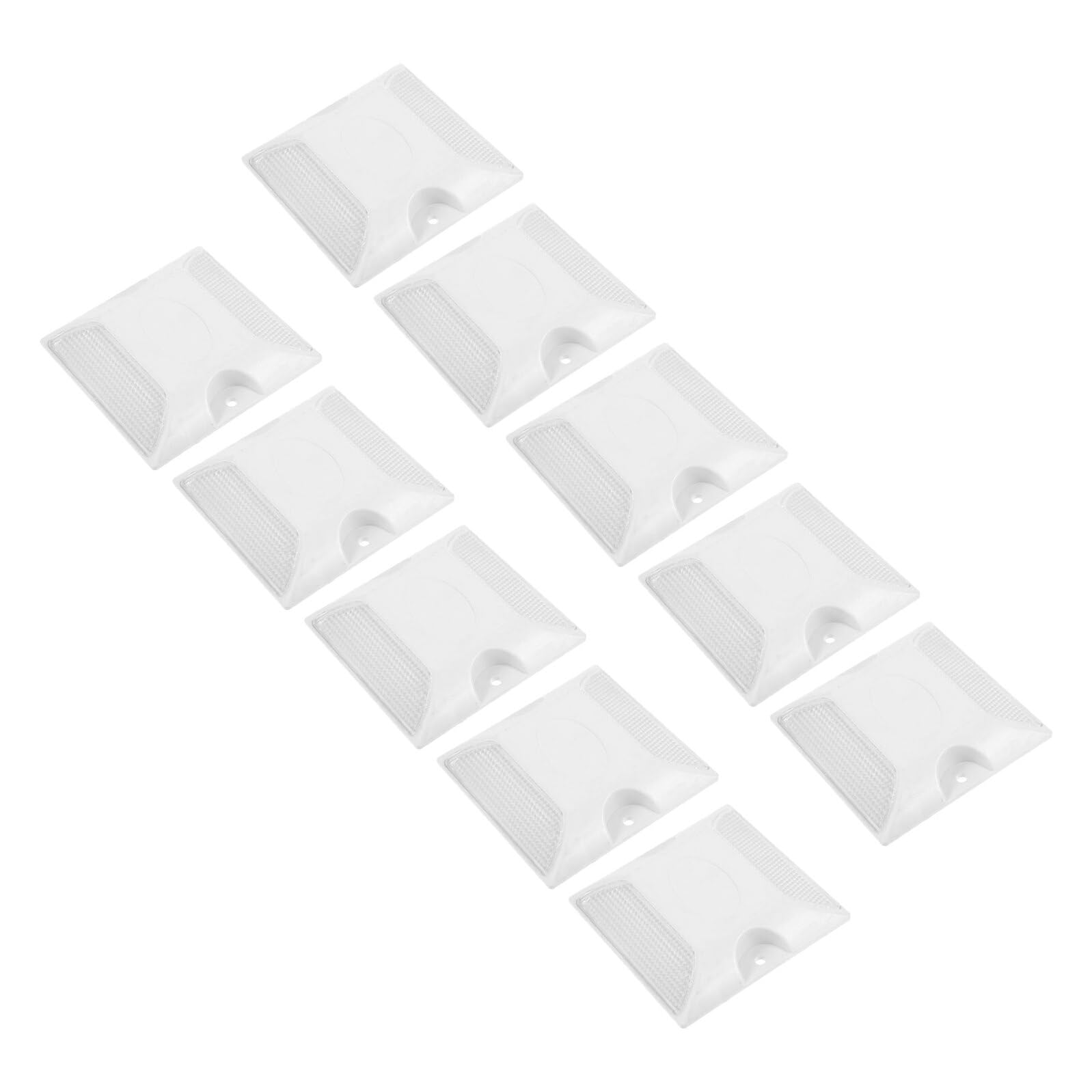 3 series Marcadores De Seguridad Para Pavimento Reflectores De Cruce De Peatones Reflectores De Tachas Para Carreteras Para Entradas De 10 piezas x 3