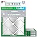 Price comparison product image Filterbuy 20x25x1 Air Filter MERV 8 Dust Defense (4-Pack), Pleated HVAC AC Furnace Air Filters Replacement (Actual Size: 19.50 x 24.50 x 0.75 Inches)
