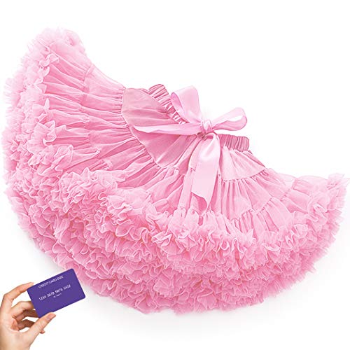 Women's Puffy Tutu Skirt Elastic Waist Tulle Tutu Skirt Fluffy Princess Ballet Dance Underskirt4